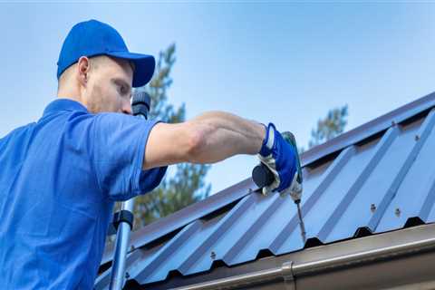 What is the advantage of a metal roof over shingles?