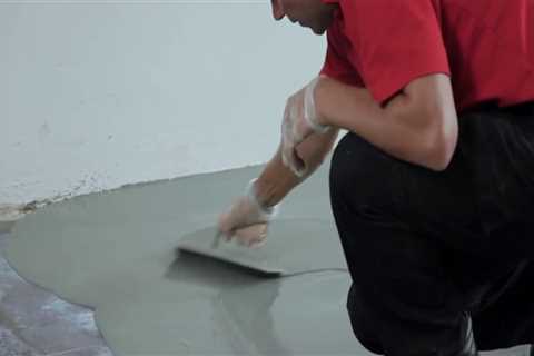 How do you redo a concrete floor?