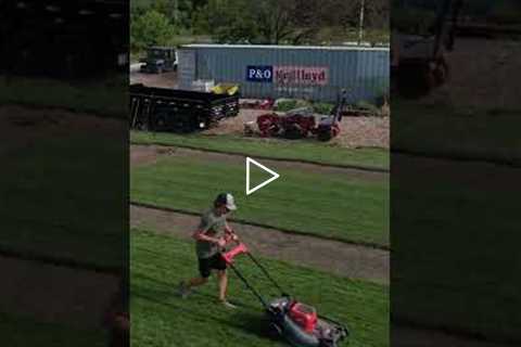 The Mowing You RARELY SEE #shorts