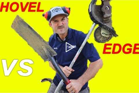 Steel Shovel VS Gas Powered Garden Bed Edger | For Edging Out Garden Beds | Which One Is Better ?