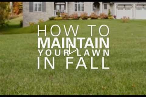 Scotts® Fall Lawn Maintenance Checklist