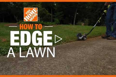 How to Edge a Lawn | The Home Depot