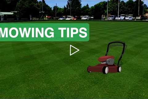 How To Mow Your Lawn | Mowing Tips