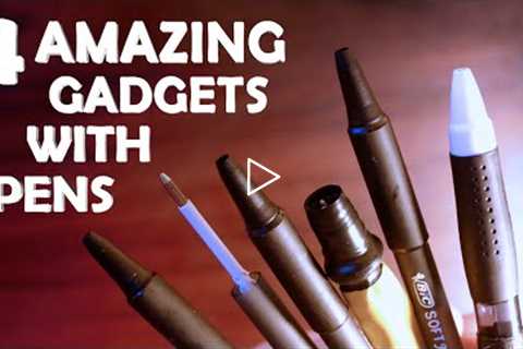 4 Amazing Gadgets To Make With Pens! - Cool Spy Pen Gadgets!!!