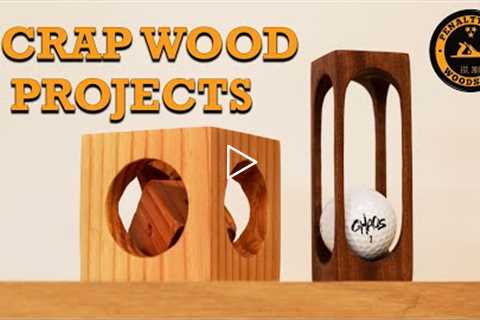 Fun Scrap Wood Projects - Magic Golf Ball and Cube Within a Cube