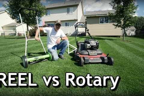 Reel vs Rotary Lawn Mowers // Pros and Cons, Cut Quality, How To Mow Low