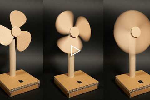 Summer Craft: Table Fan Out of Cardboard at Home - DIY Crafts