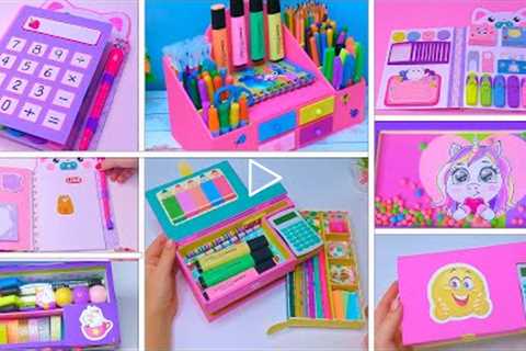 Cool paper and cardboard crafts // Pencil cases and organizers for stationery