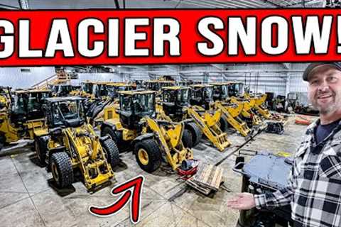 The MOST Commercial SNOW Equipment I''ve Ever Seen In 1 Location! (60+ Sectionals & Loaders!)