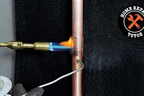 Soldering Copper Pipes to Prevent Copper Pipe Sweating