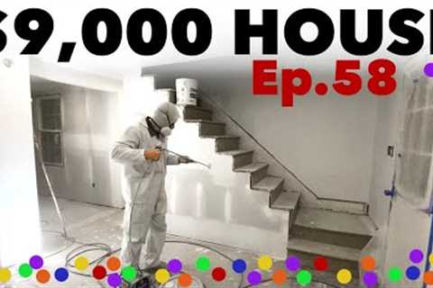 $9,000 HOUSE - BIG TRANSFORMATION - PAINTING - Ep. 58