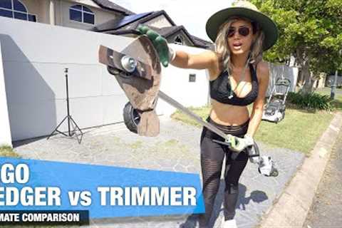 EGO 56v Multi-Head Edger vs Line Trimmer - ULTIMATE Lawn Edging Comparison & REVIEW