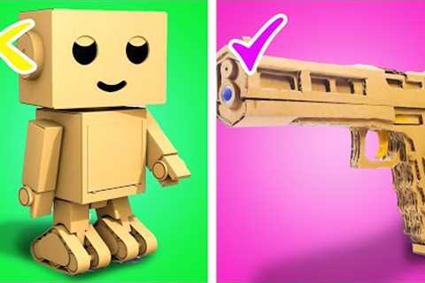 Cardboard Hacks/Gadgets For Parents || DIY Ideas, Cardboard Crafts by Kaboom GO!