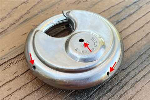 If You See a Hole at the Bottom of Your Padlock, This Is What It's For