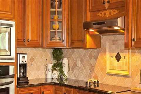 What is the average kitchen cabinet size?