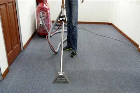 How carpet cleaning is being done?