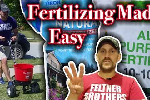 Spring Lawn Fertilizing // Basic Lawn Fertilizer Tips for Green Lawn // How To Fertilize Your Lawn