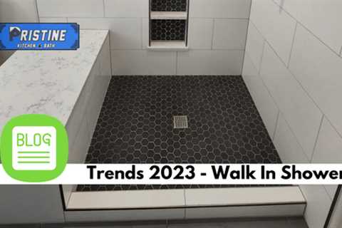 Walk-In Shower Trends 2023