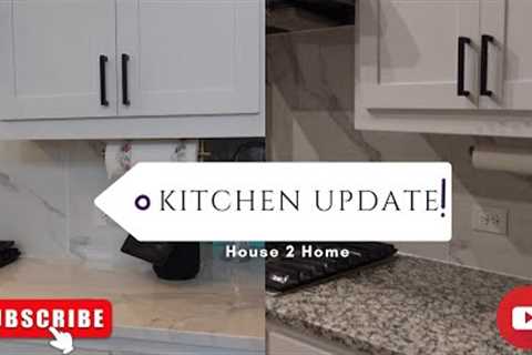 KITCHEN UPDATE | HOUSE 2 Home | new counters/ kitchen hardware