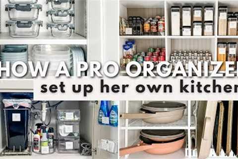 BUDGET FRIENDLY KITCHEN ORGANIZATION TOUR 2023 | Kitchen organization ideas used by a pro organizer