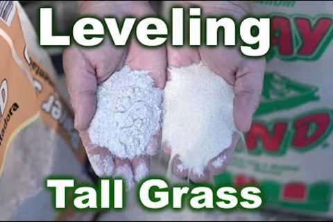 Lawn Leveling Tips for TALL Cut Lawns