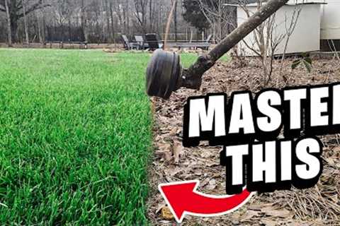 Is this the Easiest Way to Edge a Lawn with a String Trimmer?