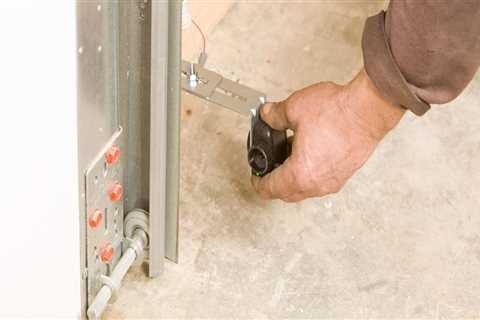 What makes garage door opening by itself?