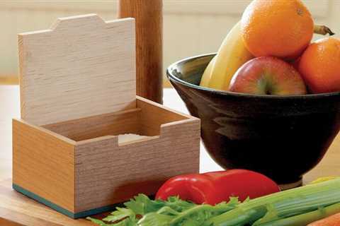 Make a box with a built-in hinge