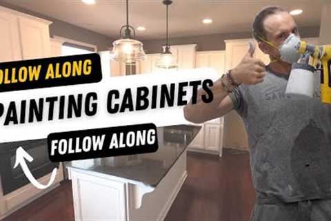 Painting Kitchen Cabinets - Client Job Follow Along