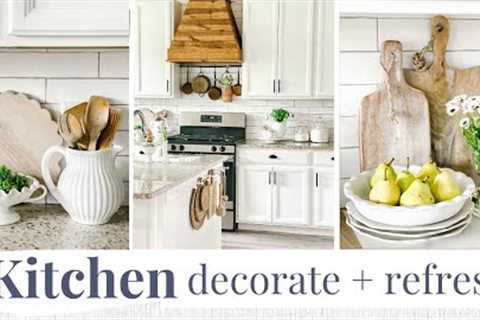 COTTAGE DECORATING IDEAS FOR SPRING | Kitchen Organize + Refresh | Spring Decorating 2023