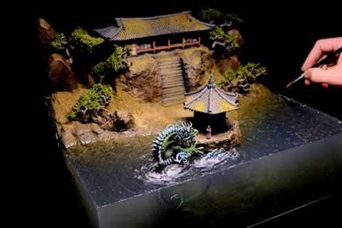 Ancient Lake Monster | Epoxy Resin Diorama