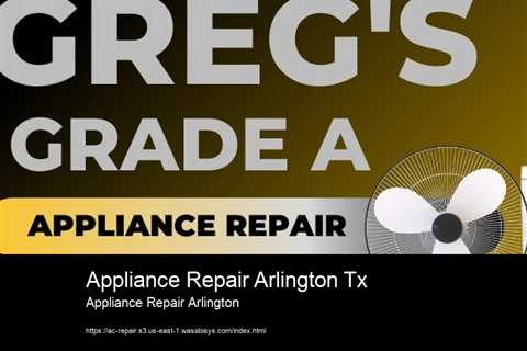 Appliance Repair Arlington Tx