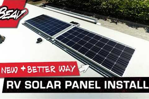 Installing Solar Panel System on a Solar Prepped RV