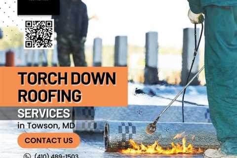 Towson Roofing Pros Offers Torch Down Roofing on Parapet Wall in Parkville MD