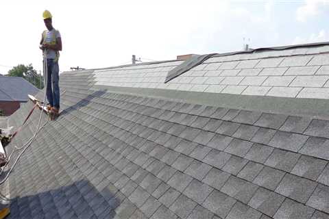 Can you replace half of a shingle roof?