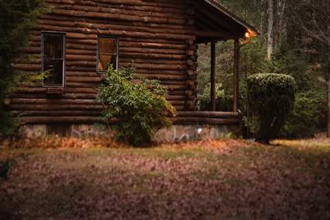 What are the problems with log cabins?