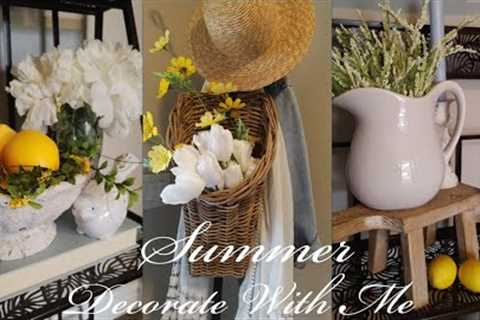 NEW🍋2023🍋FARMHOUSE/FRENCH COUNTRY DECORATE WITH ME/COTTAGE CORE DECOR/DECORATE ON A BUDGET