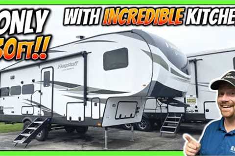 Best Kitchen EVER!! 2023 Rockwood 2622RK & Flagstaff 526RK Azdel Fifth Wheel RV