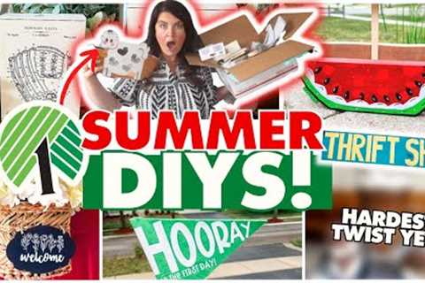 Summer Dollar Store Decor DIYS you''ll want to make IMMEDIATELY! 📦  Mystery Box Challenge