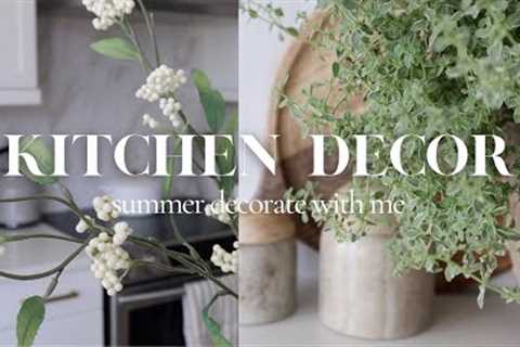 Summer Decorate with me 2023 | kitchen decorating ideas 2023