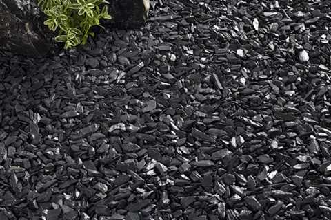 Black Slate Rock For Landscaping