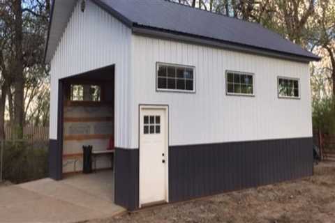 What is the difference between a pole barn and a steel building?