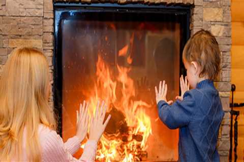 How much heat does a fireplace produce?