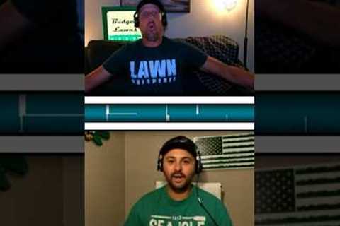 Luba duba duu! 😂🍻 #lawncare #livestream #podcast #youtube #shorts