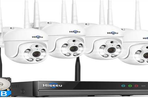 Hiseeu 3MP Wireless Security Camera System