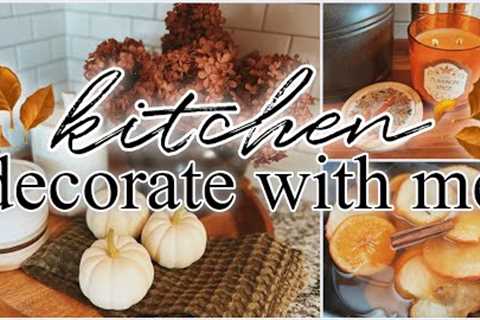 Cozy Fall Decorate With Me | Simple Kitchen Decorating ideas 2023