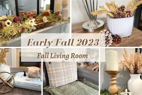 Early Fall 2023 Living Room Decor | Decorate with Me for Early Fall | Cozy Fall Decor 2023