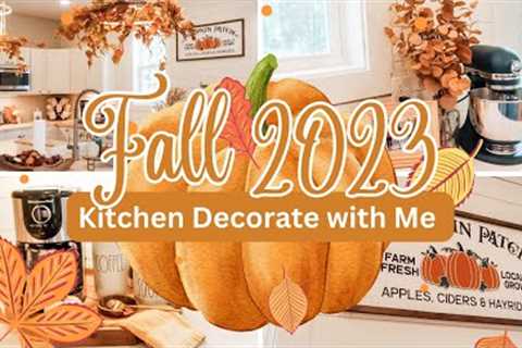 2023 FALL DECORATE WITH ME | FALL KITCHEN | FALL DECOR | HOBBY LOBBY FALL DECOR