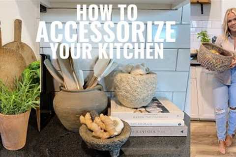 How To Accessorize Your Kitchen | Kitchen Counter Decor | Kitchen Decor and Styling | Brandy Jackson