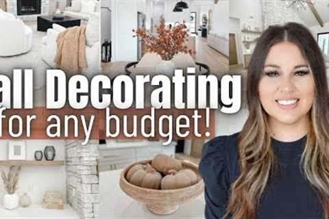 2023 FALL DECORATING On Any BUDGET | DIY Fall TERRACOTTA PUMPKIN Decor | 2023 FALL DECORATE WITH ME